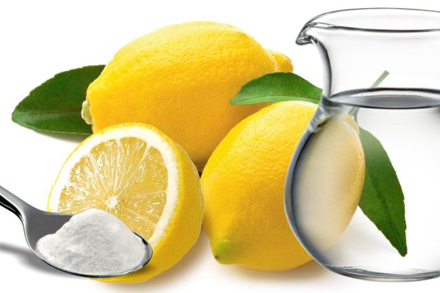 limón y bicarbonato para blanqueamiento